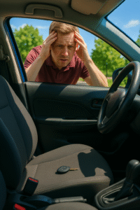 Ką daryti, jei užsirakino automobilis?