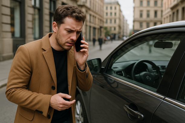 Ką daryti, jei automobilis vis dėlto užsirakino?