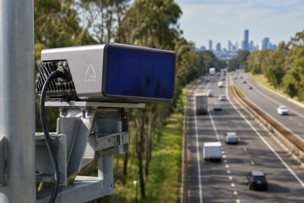 „Aeva Atlas 4D“ Australijoje sertifikuotas kaip papildomas greičio jutiklis „Sensys Gatso“ sistemose