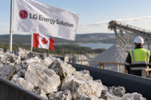 „LG Energy Solution“ užsitikrino Kanados spodumeno koncentratą baterijų gamybai