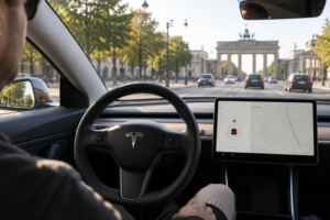 Vokietijos reguliuotojai siūlo „Tesla“ Europoje kitą sistemos pavadinimą